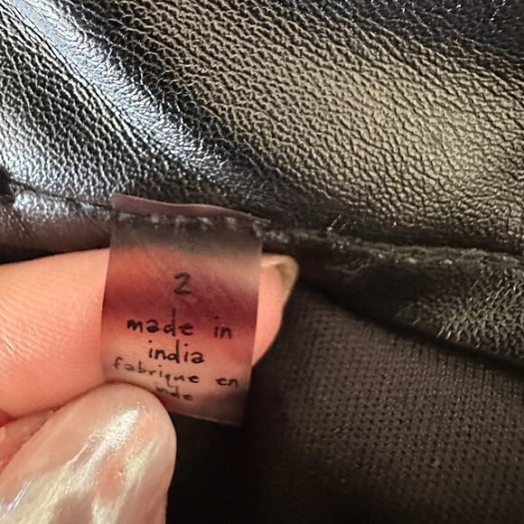 FREE People | FP One Camo Reversable Sequin Mini Skirt Silver black| Size 2 - Picture 8 of 8